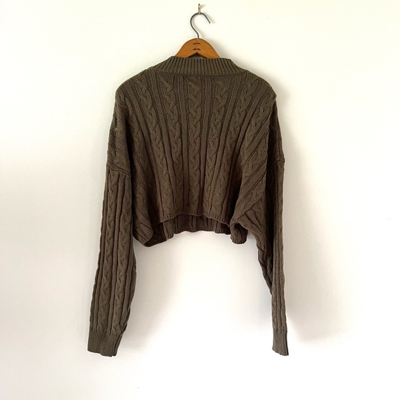 GARAGE knit cropped sweater - Picture 4 of 5